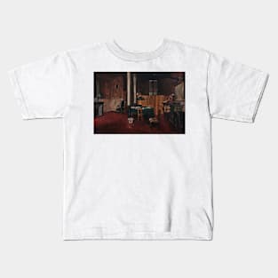 The Journaling Room by Jean Beraud Kids T-Shirt